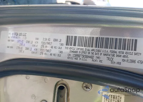 2019 Ram 1500 Classic Tradesman 4X2 6'4 Box from USA, damaged, VIN 1C6RR6FT5KS604482